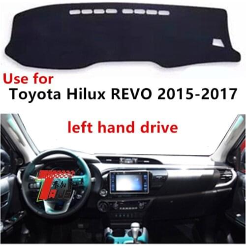 TAIJS Factory anti UV New Arrival Polyester Fibre Car Dashboard Cover For TOYOTA Hilux REVO 2015-2017 Left hand drive