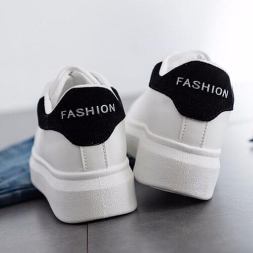 Spring new casual sneakers wild thick bottom shoes Korean students womens shoes small white shoes female chunky trainers Z1-18