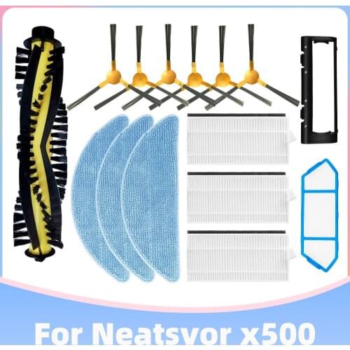 Main Side Brush Hepa Primary Filter Mop for Ikhos Create NetBot S15 Neatsvor X500 X600 Tesvor X500 Pro Robot Vacuum Cleaner Part