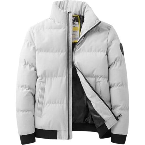 Mens Parkas Clothes Coats Big Size Casual Thicken Zipper Winter Warm Fashion Jacket Large size coat 8XL