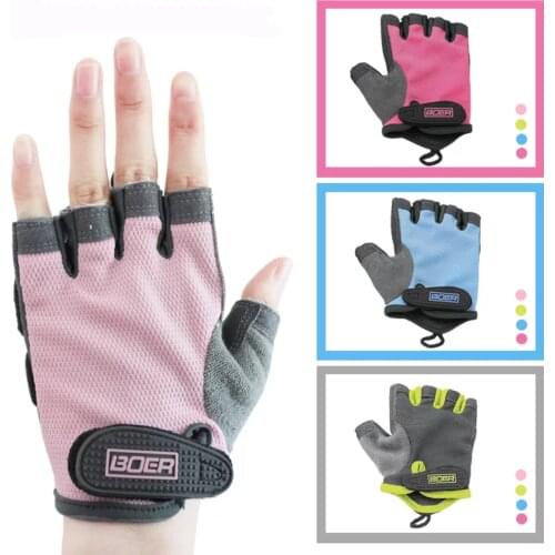 Men Women Gym Half Finger Gloves Sports Fitness Gloves Exercise Training Outdoor Wrist Riding Gloves Weight Lifting Gloves