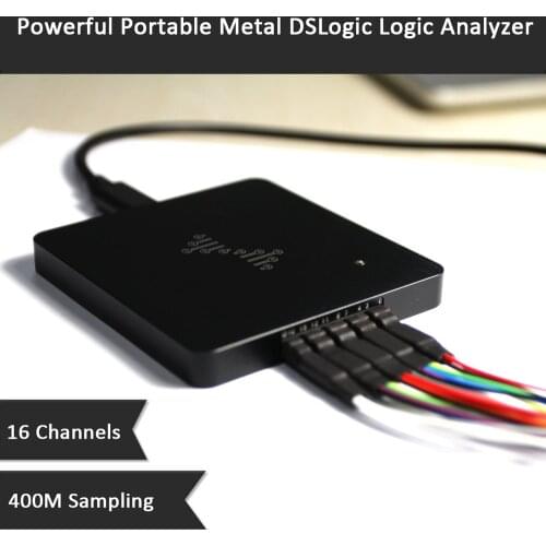TZT Memory 256K 256M DSLogic USB Logic Analyzer 16 Channels 16G Samples 400MHz Max Samplerate USB-Based Debugging Logic Analyzer