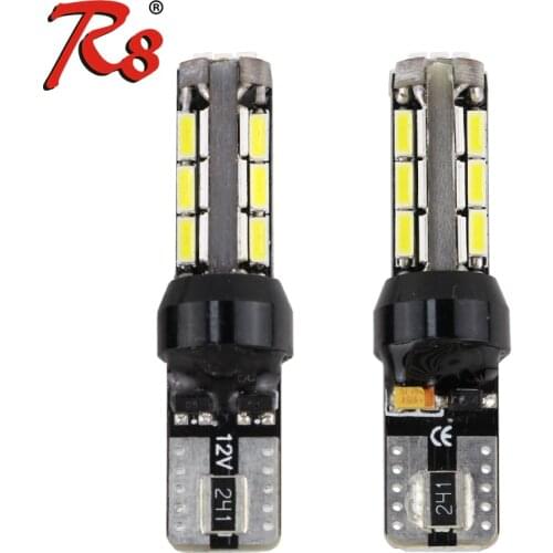 Premium Canbus T10 LED Canbus W5W 168 194 Clearance Parking License Lights For Mercedes Benz BMW Audi Volkswagen 27 SMD White