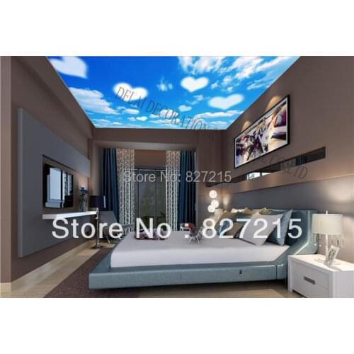 S-9252 /Print Ceiling tiles /PVC Stretched Ceiling Film/Home or Ceiling Decoration/Function as Ceiling Panel