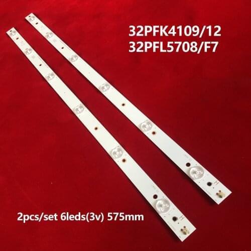 LED backlight for Ph ilips 32PFK4109/12 32PFL5708/F7 320TT09 V4 V5 V6 TPV TPT315B5 TPT315135-EuJFFA TPT315B5- DXJSFE REV.S1E