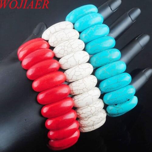WOJIAER Blue Bracelets