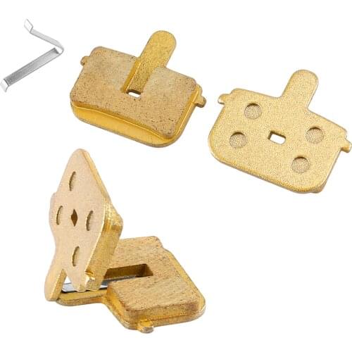 1 Pair Bicycle Full-metallic Hydraulic Disc Brake Pads Rectangular Caliper Pads For TONGLI Cycling Riding Accessory Replacements