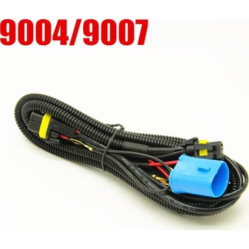 1 pc high low beam adpator 12V HID H4 9004 9007 H13 H/L XENON harness