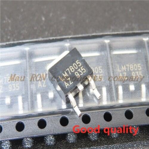 10PCS/LOT LM7805 7805 TO-252 SMD three-terminal regulator tube 5V regulator New In Stock Original Quality 100