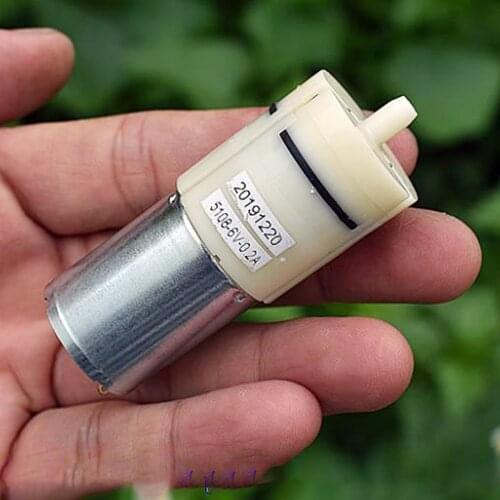 370 Air Pump DC 5V-6V Micro Air Pump Aeration Mini Oxygen Pump Large Flow for Sphygmomanometer & Aquarium Outlet Outer Dia 5.1mm