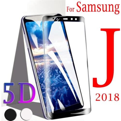 5D Protective Glass on For samsung j4 2018 for samsung galaxy j 6 2018 Screen Protector j8 2018 Protection Tempered Glas Film