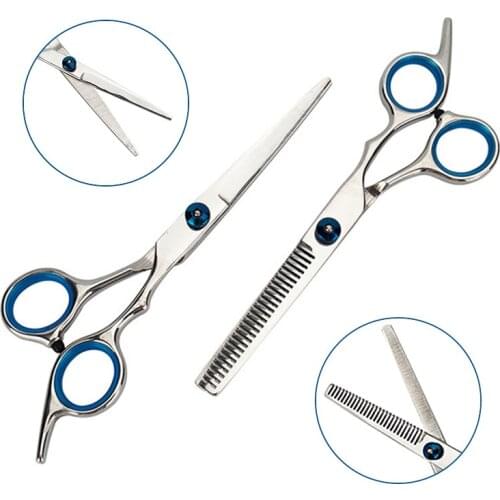 6 inch Cutting Thinning Styling Tool Professional Hairdressing Scissors Hair Thinning Barber Scissors Set Hair Cutting Shear