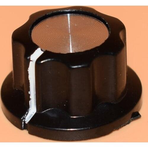 Bakelite knob Rotary Pot Switch Skirt knob, A01 D 20mm H 12mm Hole Diameter 6mm