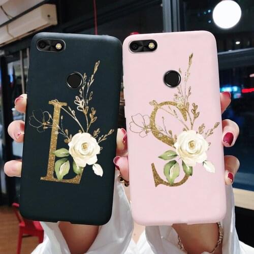 For Huawei Nova Lite 2017 Case Soft Silicone Cute Letters Back Cover Phone Cases For Coque Huawei Y6 Pro 2017 P9 Lite Mini Case
