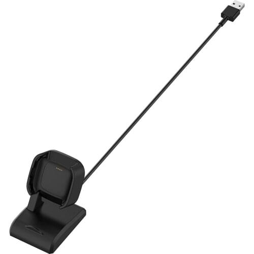 For Fitbit Versa 2 / Lite Smart Watch USB Charging Cable Holder Dock Stand 3.3Ft