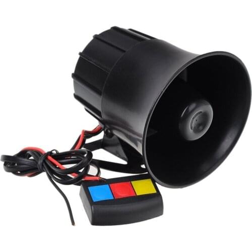 Motorcycle Car Van Vehicle Loud Siren Security Horn 12V with 3 Sounds