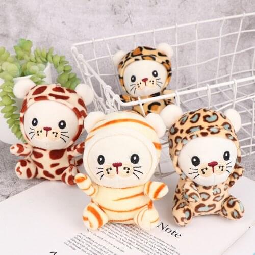 1Pc Cute 2022 Year New 11CM Tiger Stuffed Plush ToyPendant Gift Keychain Plush Toy Doll