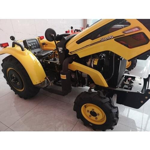 Chinese Agriculture Tractors Hydraulic Garden Machine Micro Compact Orchard Greenhouse Tractors
