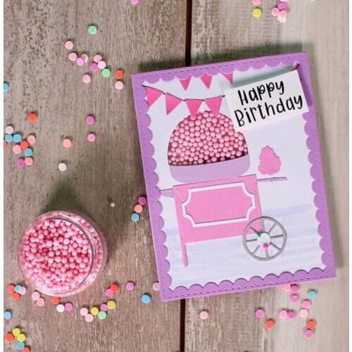 "Have a Ball" "Happy Birthday" Metal Cutting Dies& Coordinating Stamps For Scrapbooking Craft Die Cut Card Making Embossing Phot