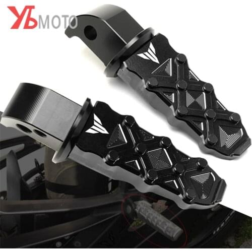 Motorcycle T6063 Aluminum Rear Passenger Foot Pegs Rests For YAMAHA MT-10 MT-03 MT-25 MT-07 MT-09 2015-2019 2020 MT07 MT09