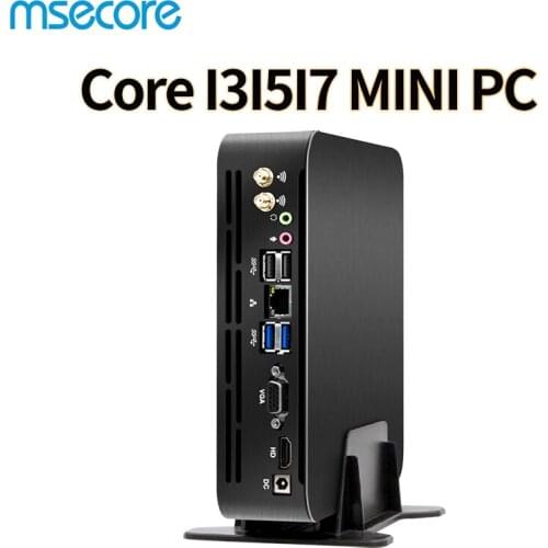 MSECORE Intel Core I3 4130 I5 4430 Gaming Mini PC Windows 10 Linux Gamer Desktop Computer Micro PC office computer Intel HTPC