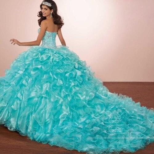 Mint Green Quinceanera Dresses with Jacket Crystal Beaded Sweet Sixteen Dress Vestido 15 anos Coral Masquerade Gowns