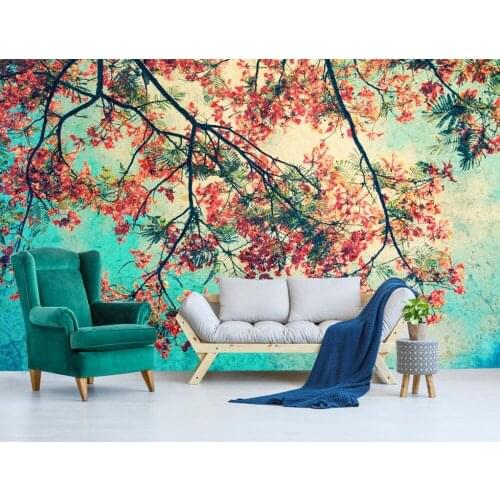 Custom flowers 3d Mural Wallpaper For Bedroom wallpaper 3d on the wall 3d Background wall wallpaper for walls 3 d