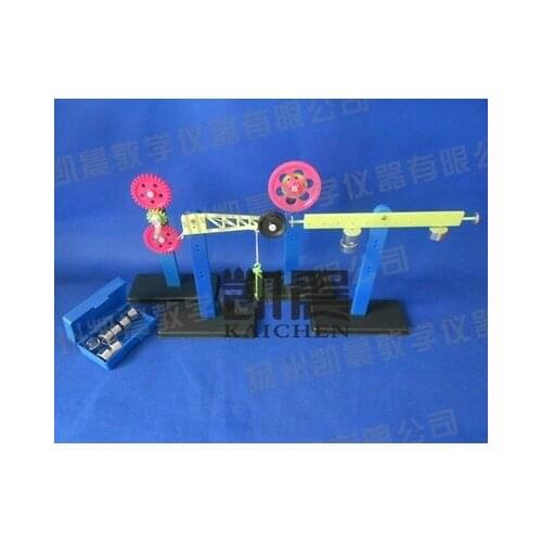 Scientific experimental teaching instruments Pulley block, lever, axle, gear set and bracket free shipping