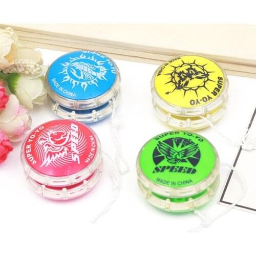 5pcs/set Plastic Cartoon Yo-Yo Pull Line Ball Lift Line Uu Ball ChildrenS Educational Toys Safety Kids' Birthday Gift