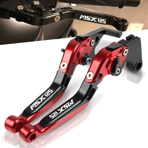 For Honda MSX125 MSX 125 Grom 2014-2019 2017 2015 2016 Motorcycle Adjustable Folding Extendable Foldable Brake Clutch Levers