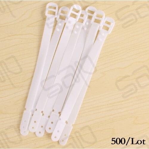 SAP flexible white luggage suitcase strap laminating pouches 17.5cm/7" LOT 500PCS