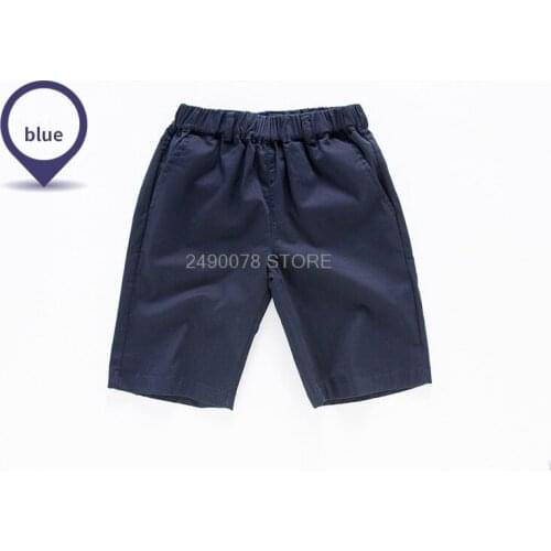 Boys Sports Shorts Formal Summer Preppy Style Short Pants Teenager Casual School Uniforms for 4-16 Years Old Children Clothes