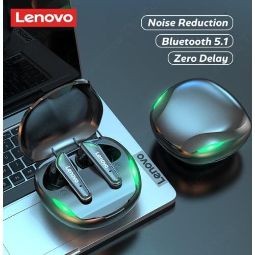 Original Lenovo XT92 TWS Gaming Bluetooth 5.1 Earphone Low Latency Noise Reduction Wireless Headphones with Mic 9D HIFI Headsets