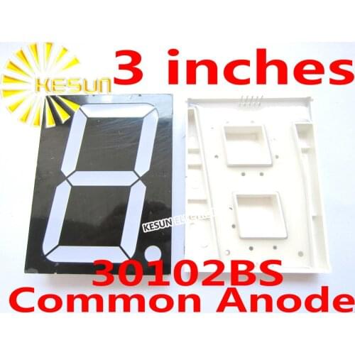 3 inches Red 30101BS 30101AS Common Anode/Cathode Single Digital Tube LED Display Module