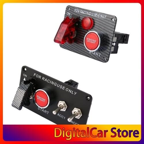 Car 12V Switch Ignition Engine Panel Switching Start Push Racing Car Button 2/4/5 Toggle
