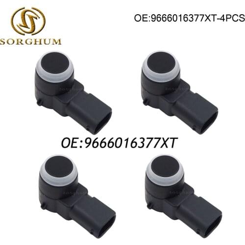 New 4pcs 96660163779P PDC Parking Sensor Reverse Assist For Peugeot Citroen