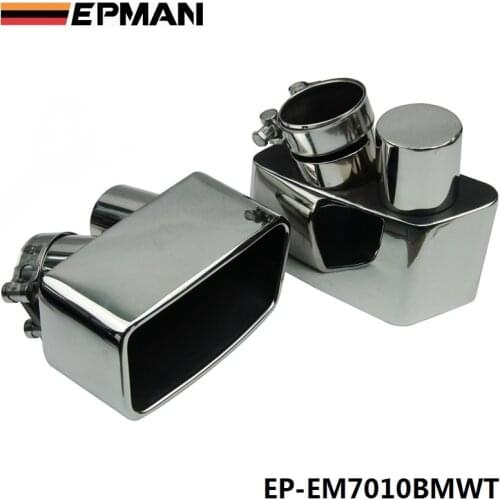 Chrome 304 Stainless Steel Exhaust Muffler Tip For BMW GT 535 F07 EP-EM7010BMWT