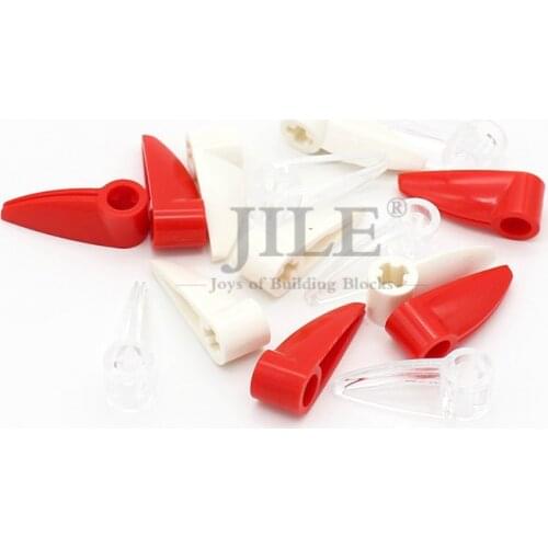 Moc Bionicle 1x3 Tooth with Axle Hole x346 41669 Creative Enlighten Building Blocks Bricks Sets Compatible Assembles Particles