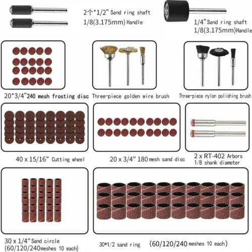 150Pcs/Set Mini Electric Drill Grinder Grinding Polishing Bit Accessories Kit