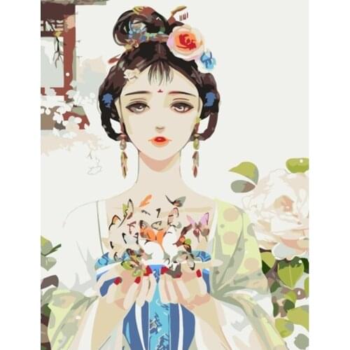 Diamond Art Portrait Diamond Embroidery Kit Embroidery Kit Diamond Embroidery Rhinestones Painting