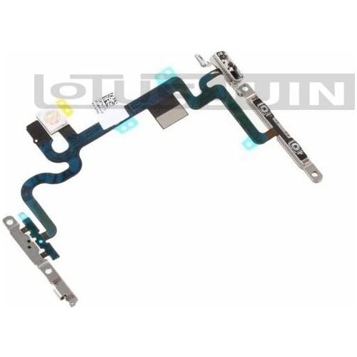 New For iPhone 7 4.7" Power Volume Button Mute Silent Switch Flex & Flash with Bracket