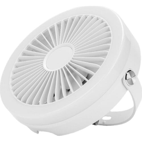 Ceiling Fan 4000mAh USB Rechargeable Remote Control LED Light Lamp for Tent Bed