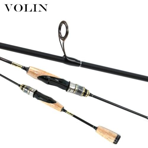 VOLIN Manufacturers Produce Carbon Trout Rod UL Power Solid Top Tip Spinning Rod Slightly Straight shank Rods Lowest Price Rod