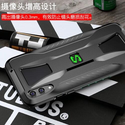 For Xiaomi Black Shark 3S / 3 / 3 Pro / 2 / 2 Pro Soft TPU Anti-knock Back Cover Case + Handle Kit