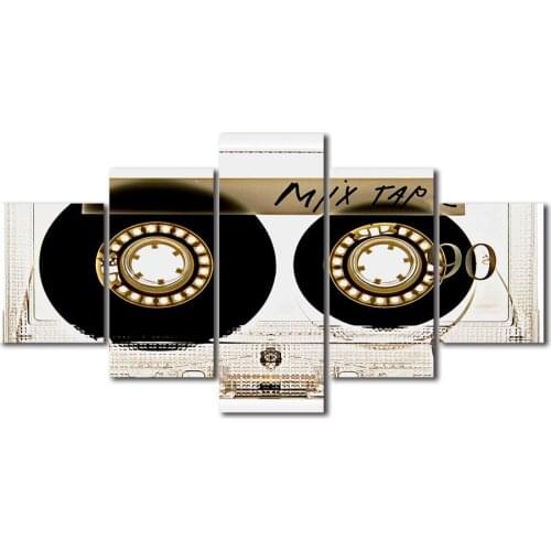 Transparent Mix Cassette Picture Wall Poster Modern Style Canvas Print Painting Art Aisle Living Room Unique Decoration