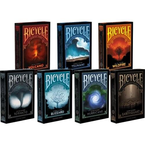 Bicycle Natural Disasters Playing Cards USPCC Collectable Deck Poker Size Magic Card Games Magic Tricks Props for Magician