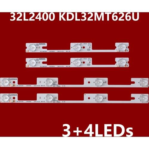 10kit=40pcs LED Backlight Strip For konka 32L2400 KDL32MT626U 35019055 35019056