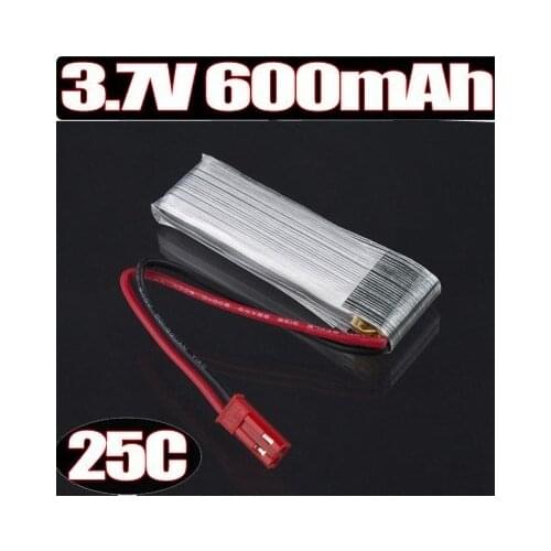 5pcs/lot RC 3.7V 500mAh UP 600mAh 15C Li-polymer Lipo Battery E-FLITE BLADE 120SR Syma