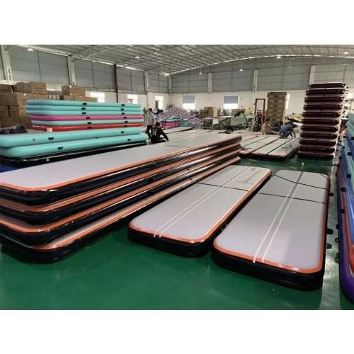 6M 7M 8M Inflatable Air Mattress For Gymnastics Training Home Gym Air Floor Track Airtrack For Flipping Tumble Track Mat