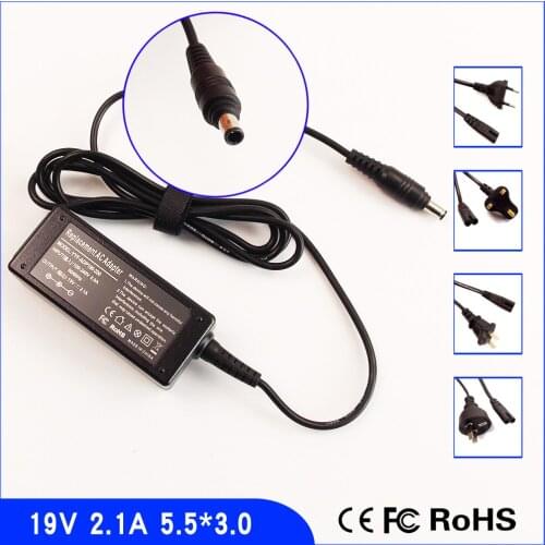 19V 2.1A Laptop Ac Adapter Power SUPPLY + Cord for Samsung Sens 630 640 750 N310 Q1EX-71G Q1U-ELXP NP-Q1EX-FA01US NP-N350-JA
